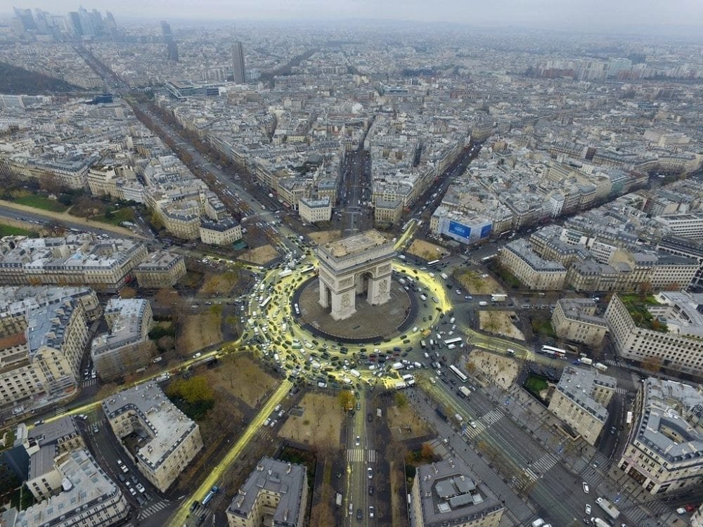Painting Paris yellow Picture from MyGreenPod Sustainable News