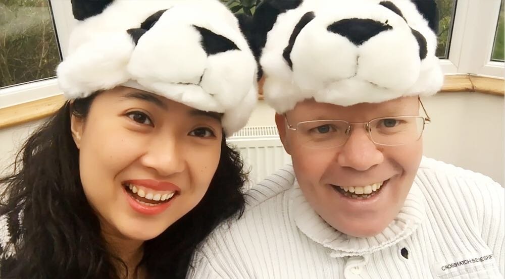 Julie and Chris, co-founders of The Cheeky Panda