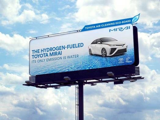 Toyota's 'eco-billboard'
