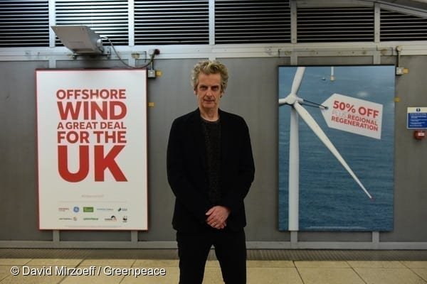 Peter Capaldi launches new campaign supporting offshore wind