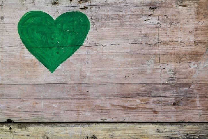 Green gifts for Valentine's Day