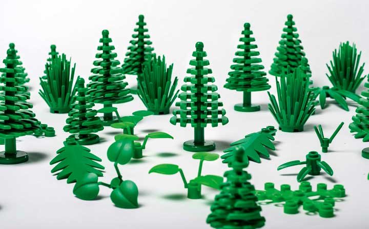 LEGO made from plants