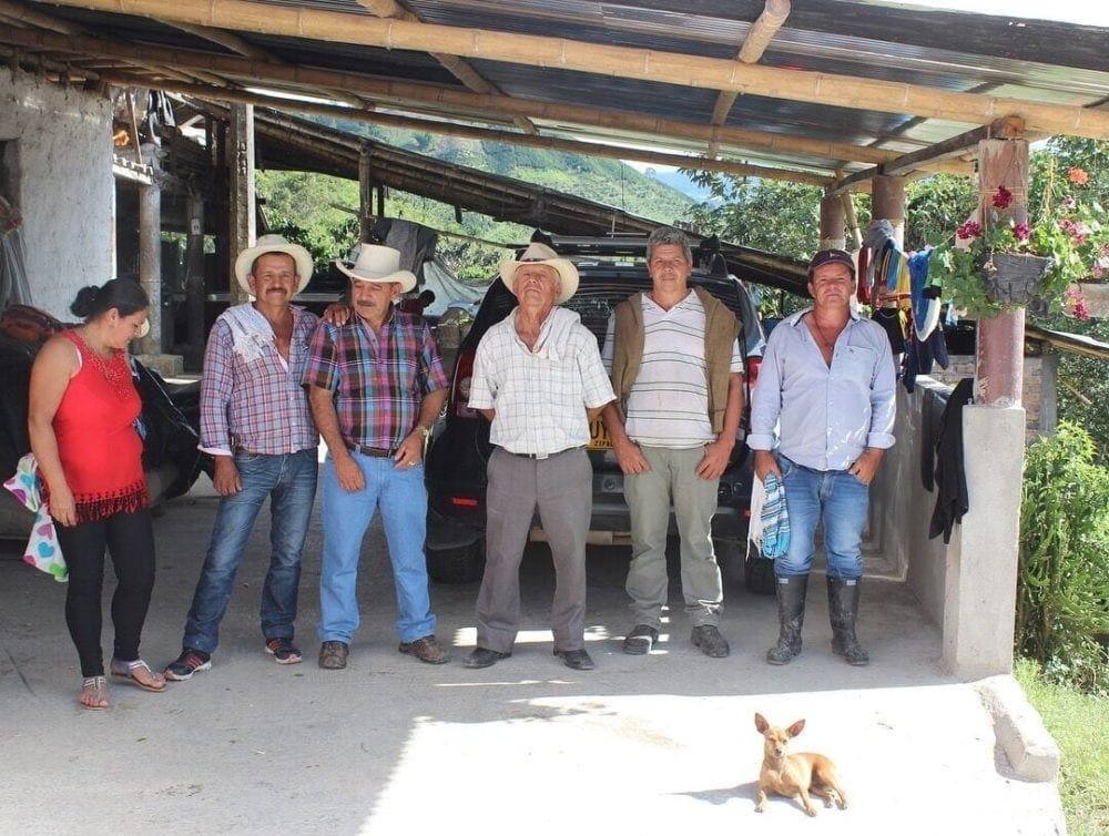 Coffee farmers in Pitalito