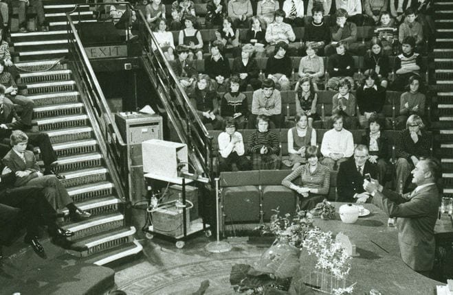 The Christmas Lectures; 1976, George Porter. Credit: Royal Institution