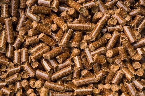 Woodfuel pellets
