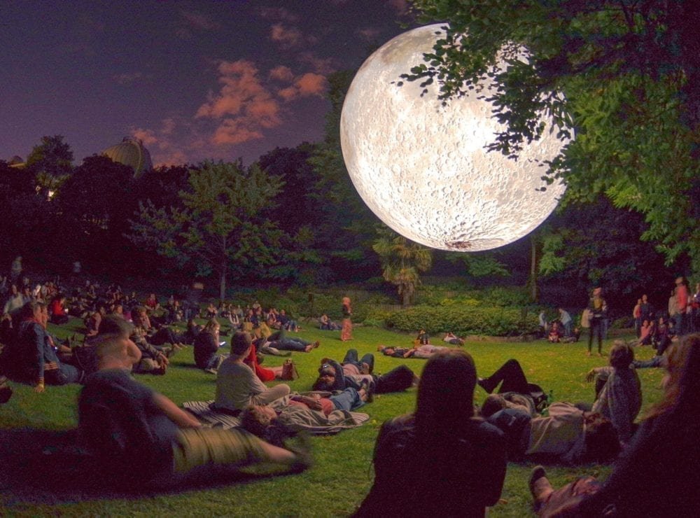 Museum of the Moon by Luke Jerram. Photo by @edsimmons/@visitgreenwich