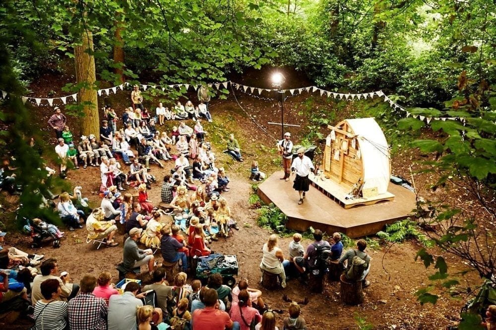 Timber Festival, Outdoor performance. Photo: Teneight