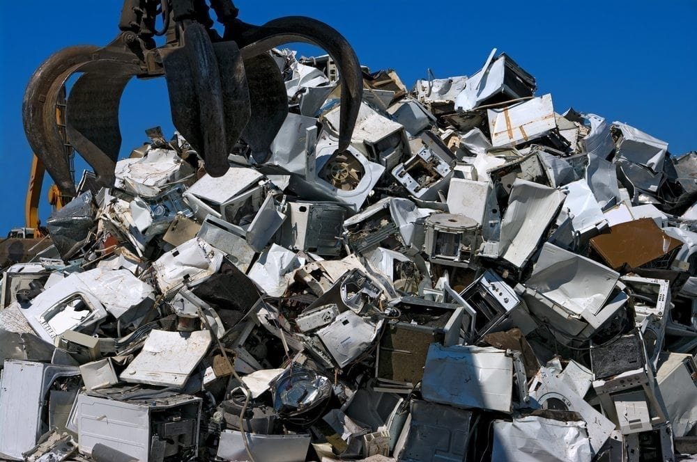 Flood damaged goods in landfill Picture from MyGreenPod Sustainable News