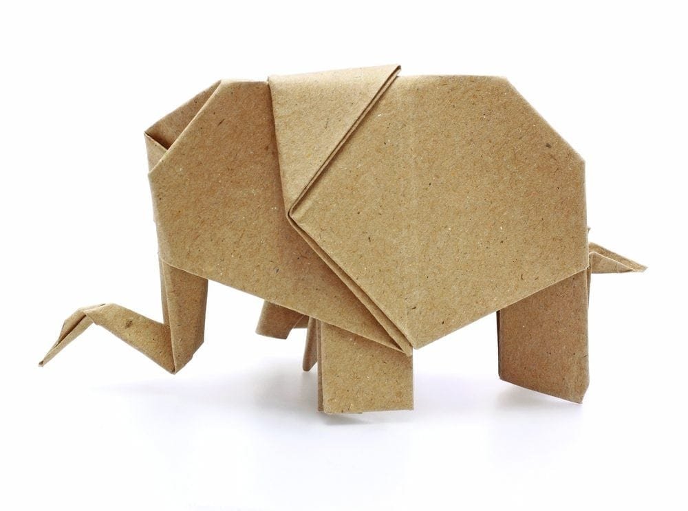 Origami elephant record