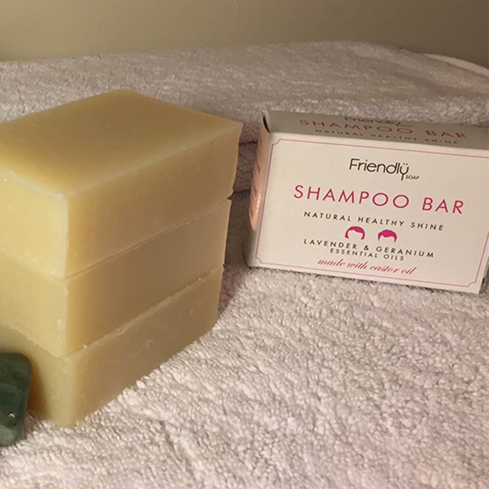 Friendly Soap Lavender and Geranium Shampoo Bar