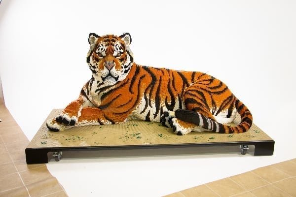 Lego tiger model