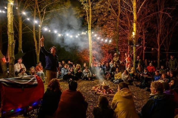 Storyteller Ian Douglas at Timber Fest 2019