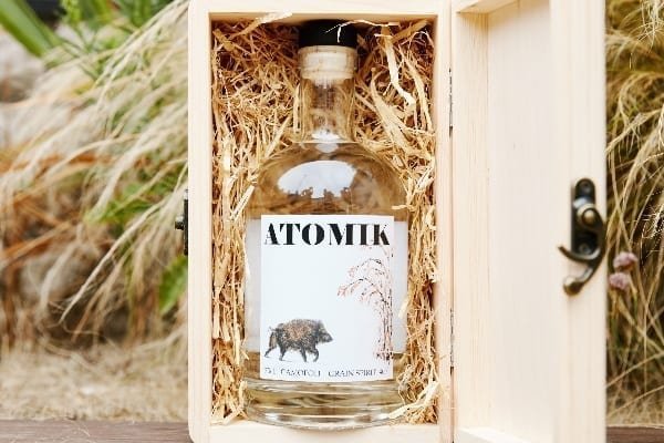 Atomik vodka is make from crops in Chernobyl