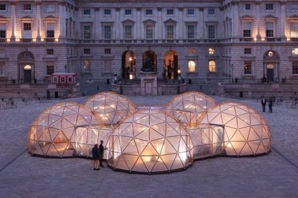 Pollution Pods by Michael Pinsky, at Somerset House