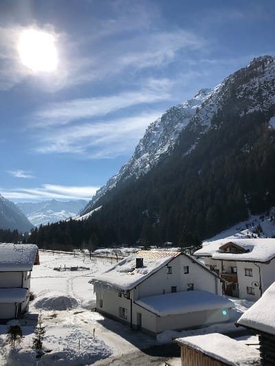 The view from Stillebach Biohotel