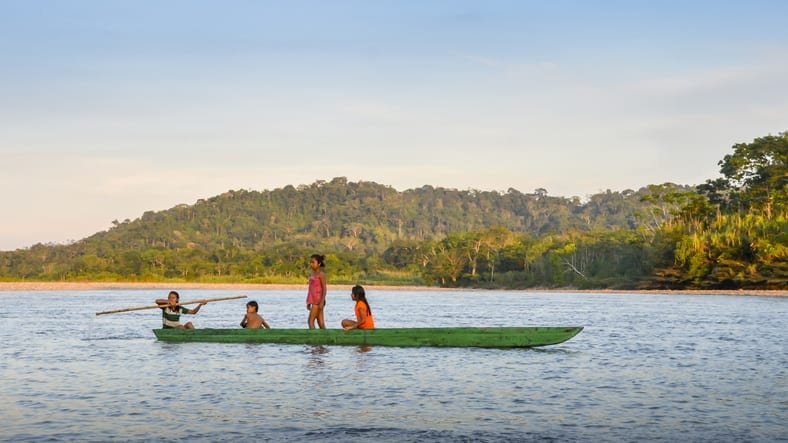 River Napo in the Ecuadorian Amazon