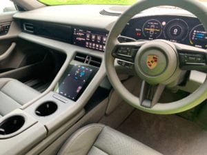 Porsche Taycan interiors