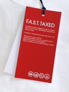 Tax F.A.S.T. fashion label