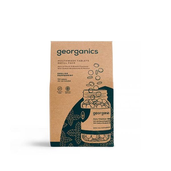 Georganic Mouthwash Tablets English Peppermint 600 x 600 Image 3