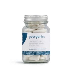 Georganics Natural Chewing Gum - English Peppermint