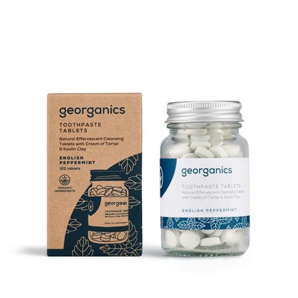 Georganics Toothpaste Tablets English Peppermint 600 x 600 Image 1