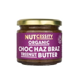 Nutcessity Organic Choc Haz Braz Treenut Butter