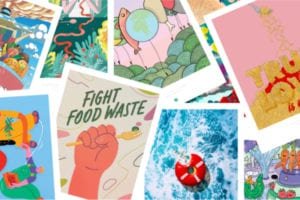 Art to fight food waste