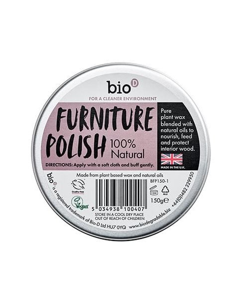 Bio-D Furniture Polish Tin Back (150g) BFP150