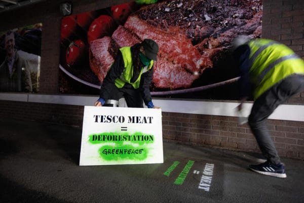 Greenpeace campaigners, Edinburgh