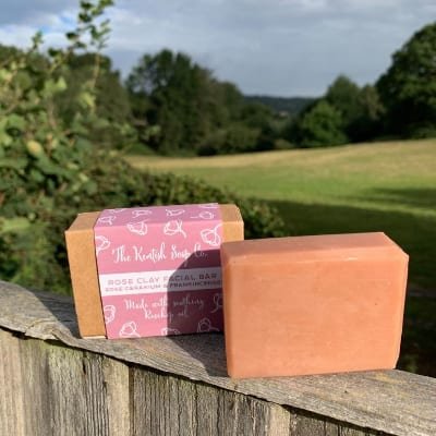 Kentish Soap Company Rose Clay Facial Bar