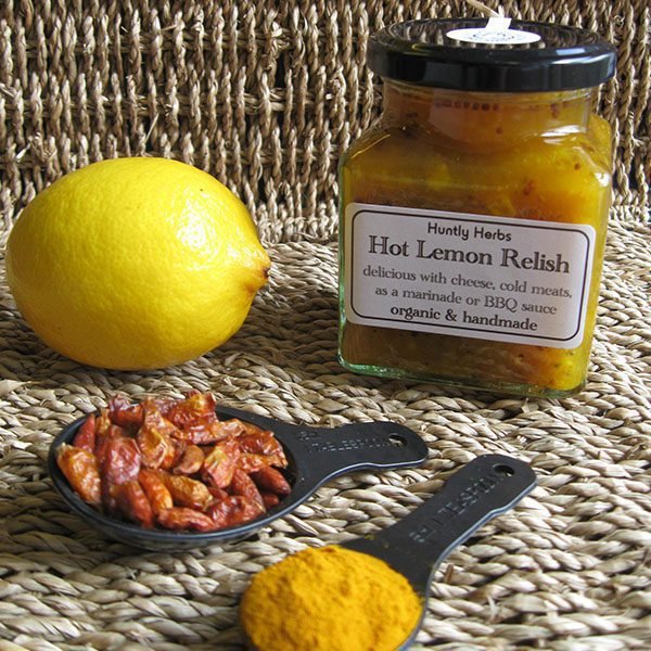 Huntly's Herbs Hot Lemon Relish