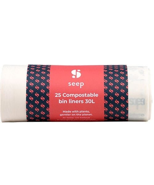 The Seep Company Large Compostable Bin Liners 30L Roll