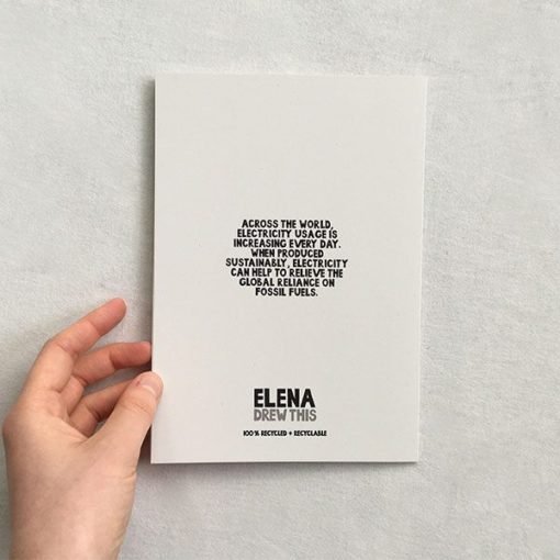 Elena Drew This Pylon Greeting Card