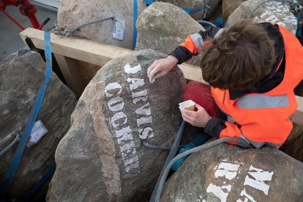Greenpeace in court over boulder barrier