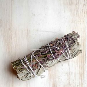 Temple Of Incense white sage & lavender smudge bundle