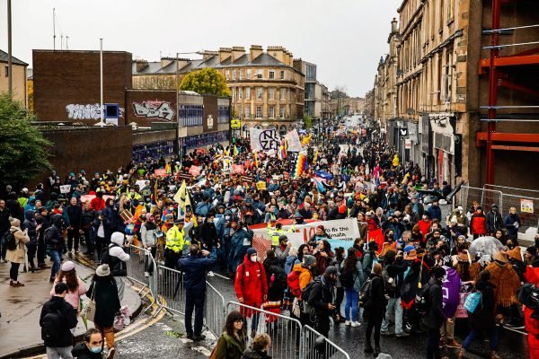 Glasgow climate action march, 06 Nov 2021