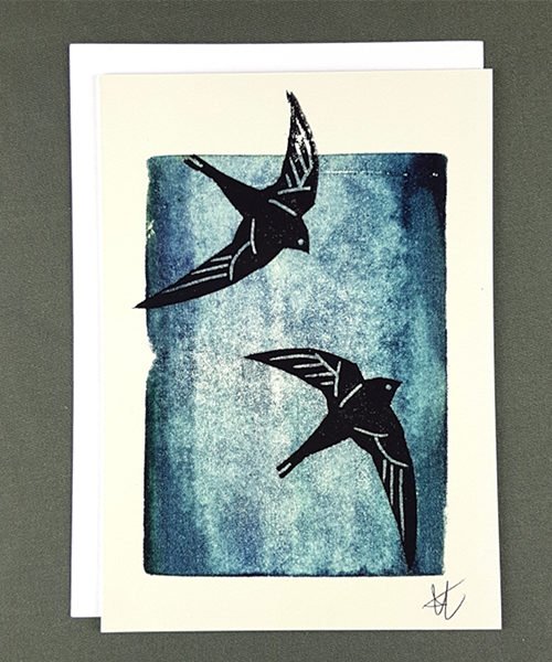 Gift Wild Swift Print Bird Card