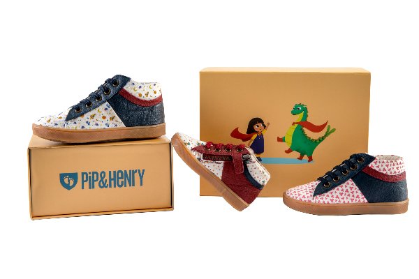 Pip and Henry ethical kids shoes