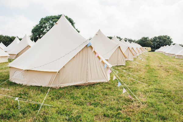 Valley Fest glamping tents