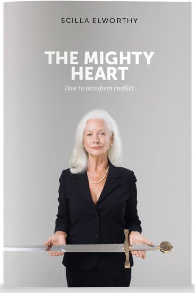 Cover, Dr Scilla Elworthy's Mighty Heart