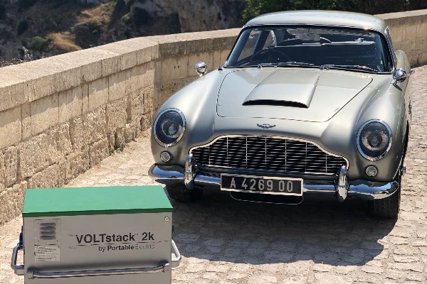 The VOLTstack used on the James bond set