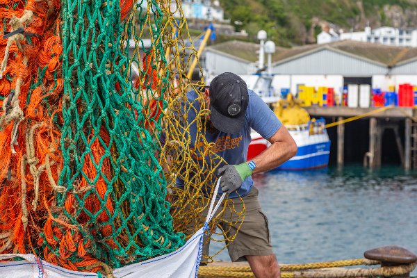 UK recycles fishing nets