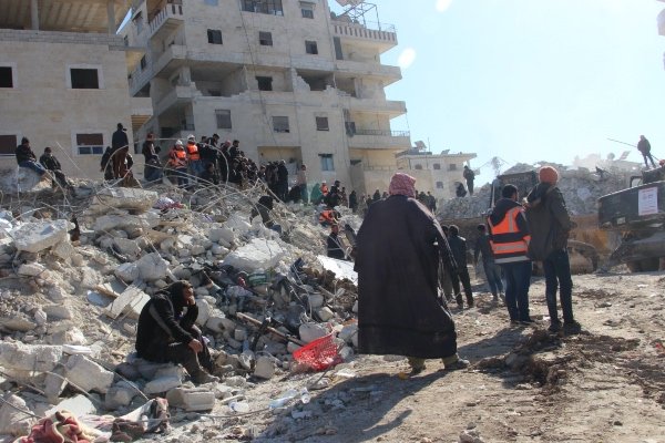 Devastation in Idlib, Syria. Photo credit Khaled Akacha