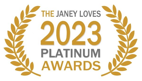 2023 Janey Loves Platinum Awards logo