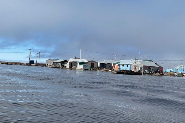 In Alaska, rising seas have overwhelmed the land and reduced liveable spaces