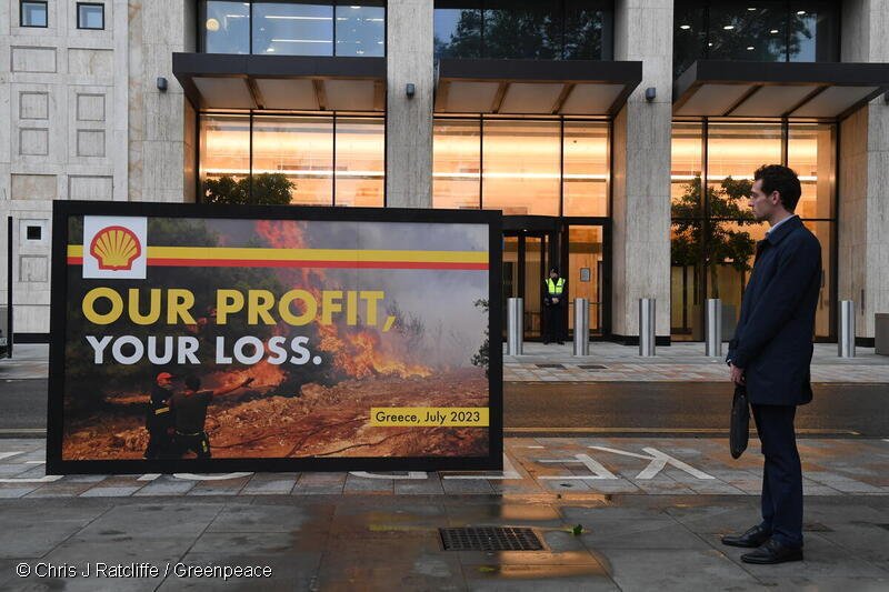 Protesters Target Shell HQ in London