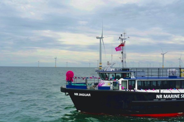 Octopus Energy boat trip to Lincs Offshore Wind Farm