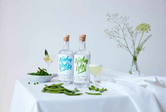Arbikie's Nadar Gin and Vodka, made from the humble pea