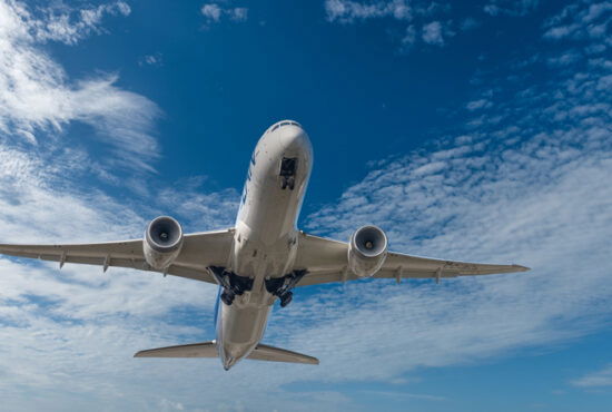 Boeing 787-9 Dreamliner taking off from Miami International Airport
