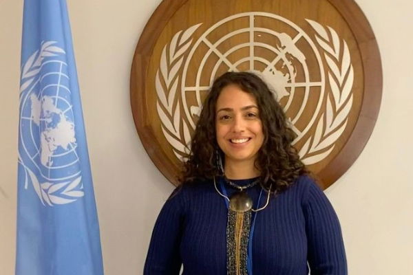 Rebecca Irby at the UN